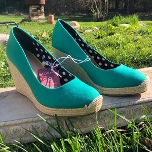 Turquoise Espadrilles
